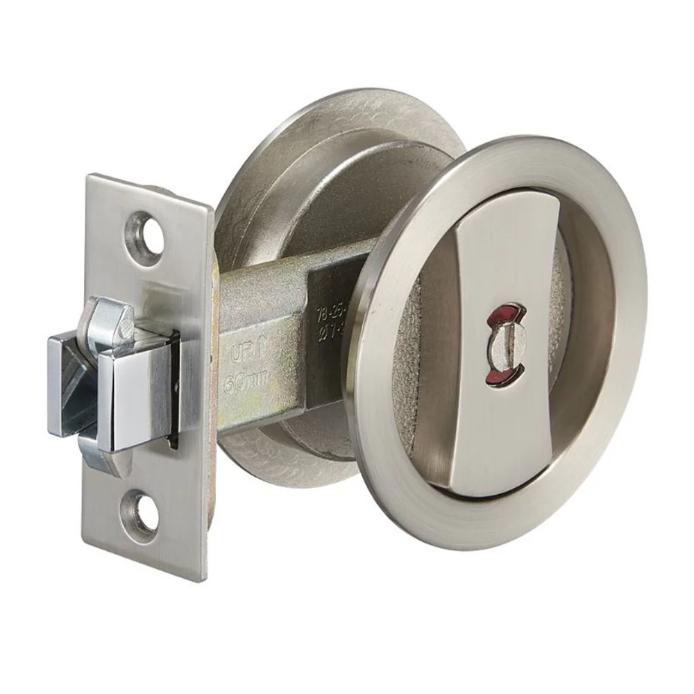 Zanda Round Cavity Slider Privacy Set - Available in Various Finishes - Image 2