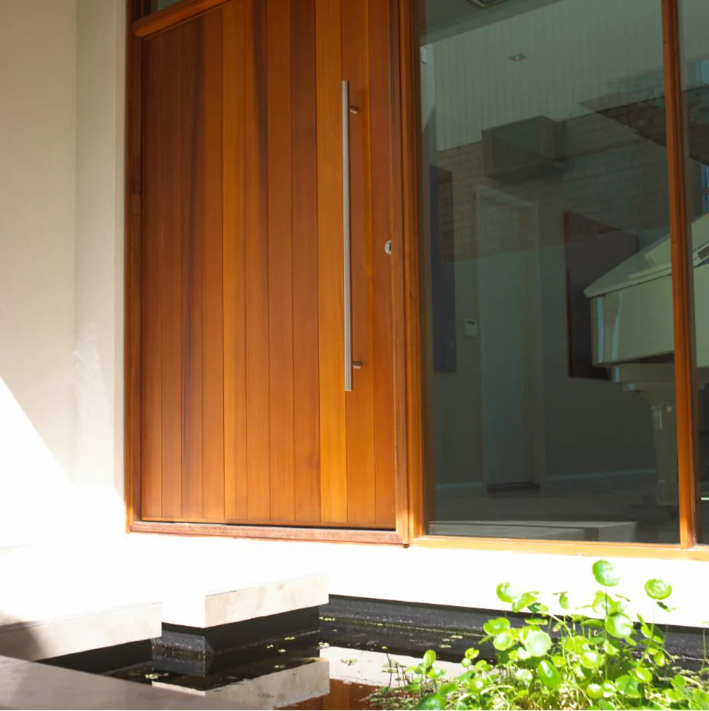Zanda Round Door Pull Handle Back to Back 600mm Matt Black 7026.BB.BLK - Image 2