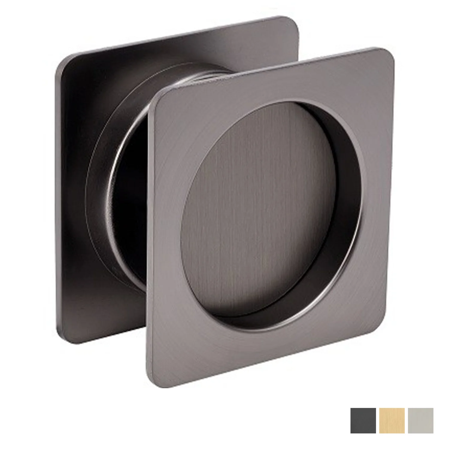 Zanda Square Cavity Sliding Passage Set - Available in Various Finishes