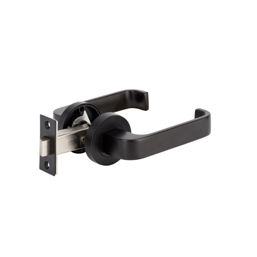 Zanda Streamline Door Lever Handle on Round Rose - Available in Various Functions - Image 4