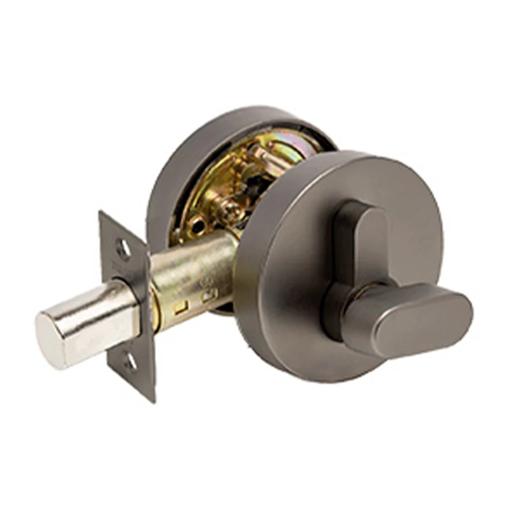 Zanda Triad Round Slimline Single Deadbolt Key/Turn - Available in Various Finishes - Image 3