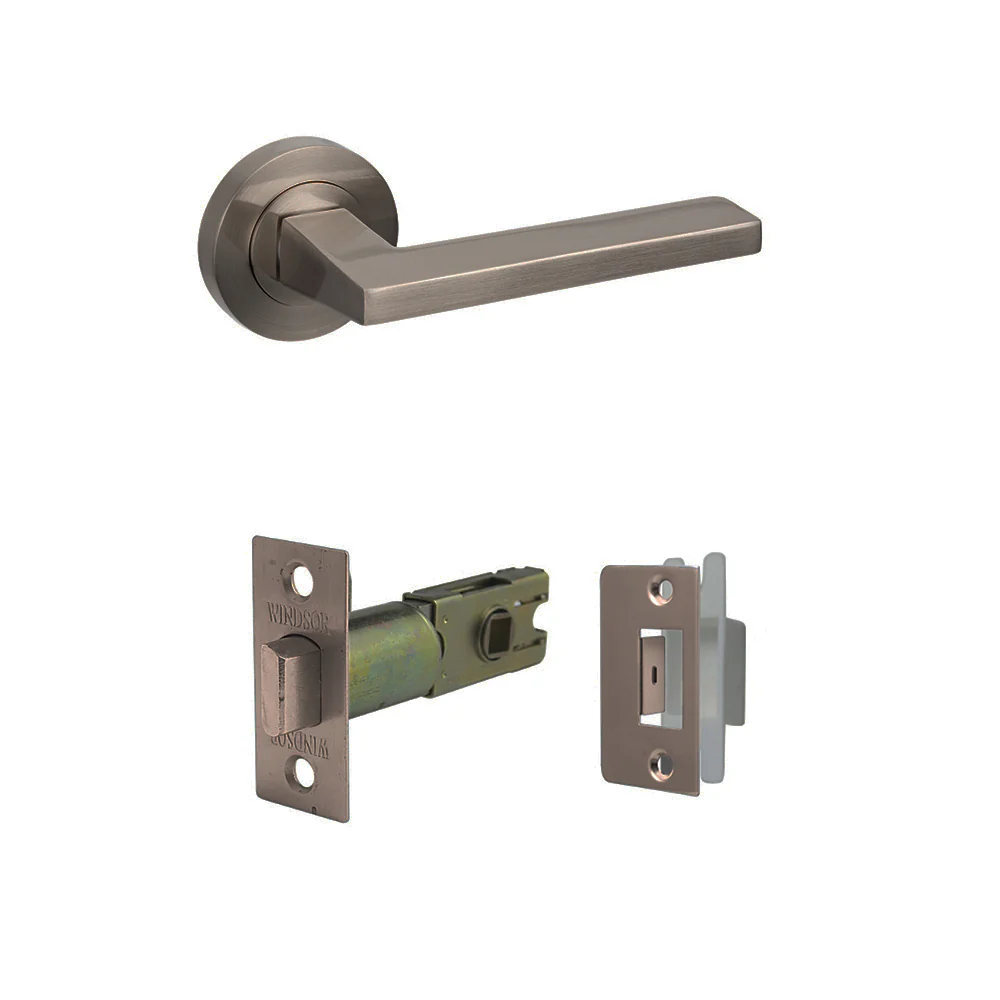 Zanda Vector Door Lever Handle Graphite Nickel - Available in Various Functions - Image 3