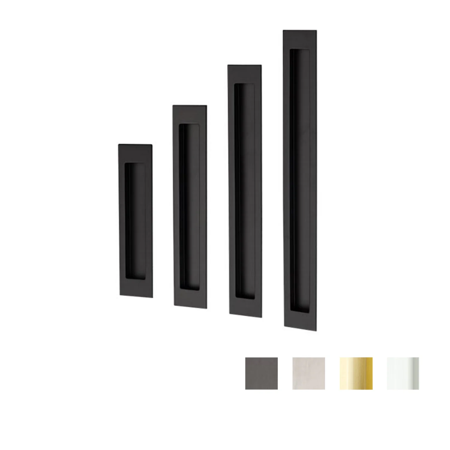 Zanda Verve Flush Pull Concealed Fixing - Available in Various Finishes and Sizes