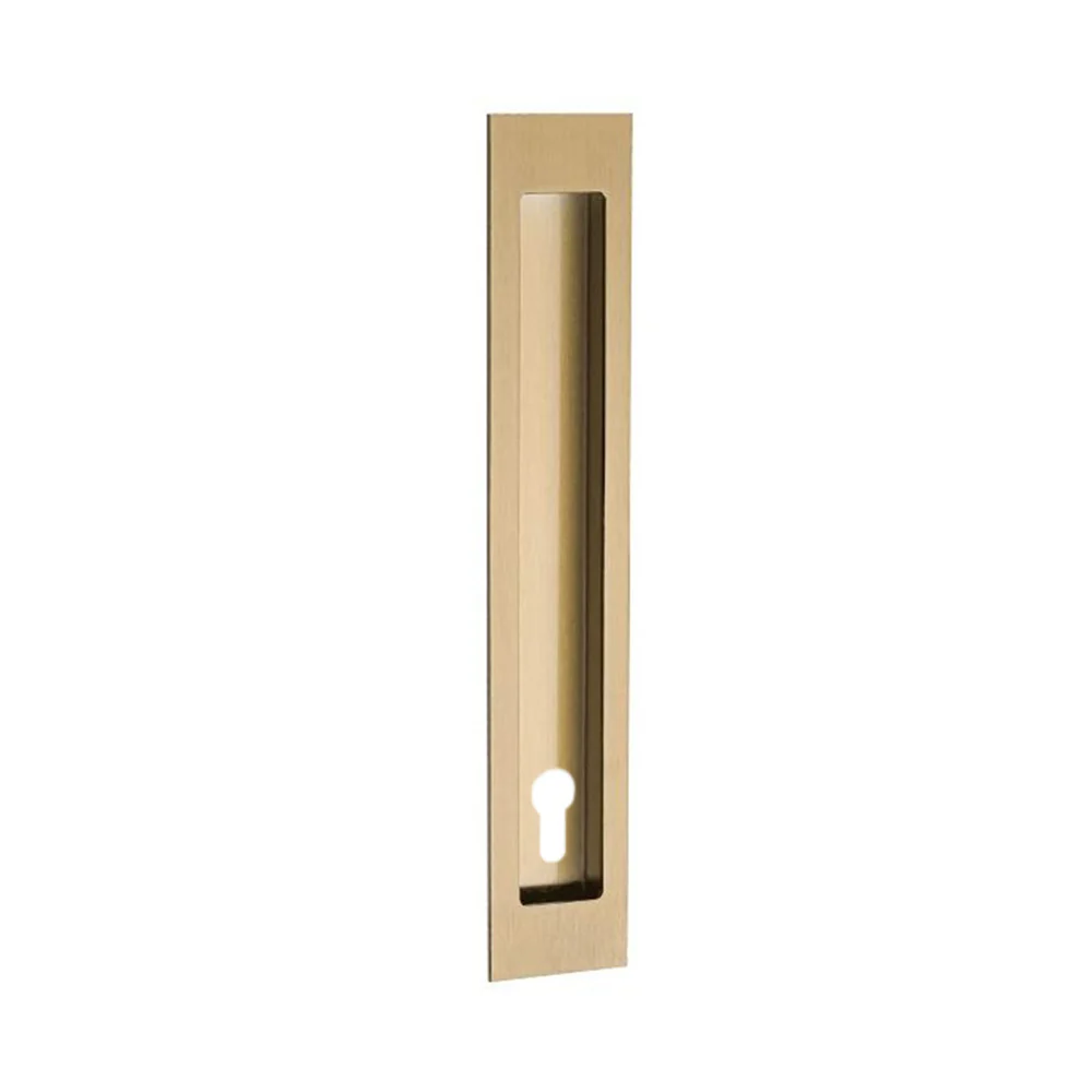 Zanda Verve Flush Pull with Euro Keyhole - Available in Various Finishes and Sizes - Image 11