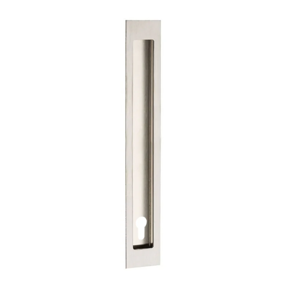Zanda Verve Flush Pull with Euro Keyhole - Available in Various Finishes and Sizes - Image 4