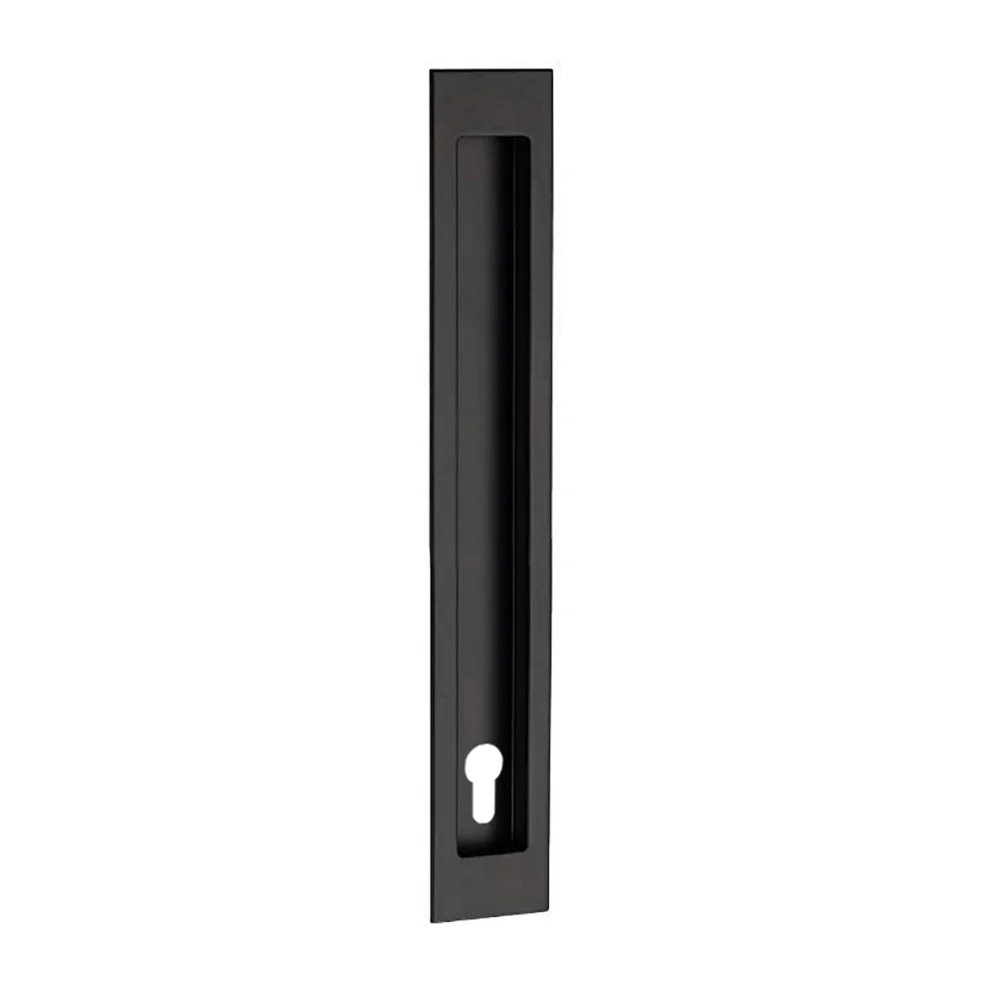 Zanda Verve Flush Pull with Euro Keyhole - Available in Various Finishes and Sizes - Image 6