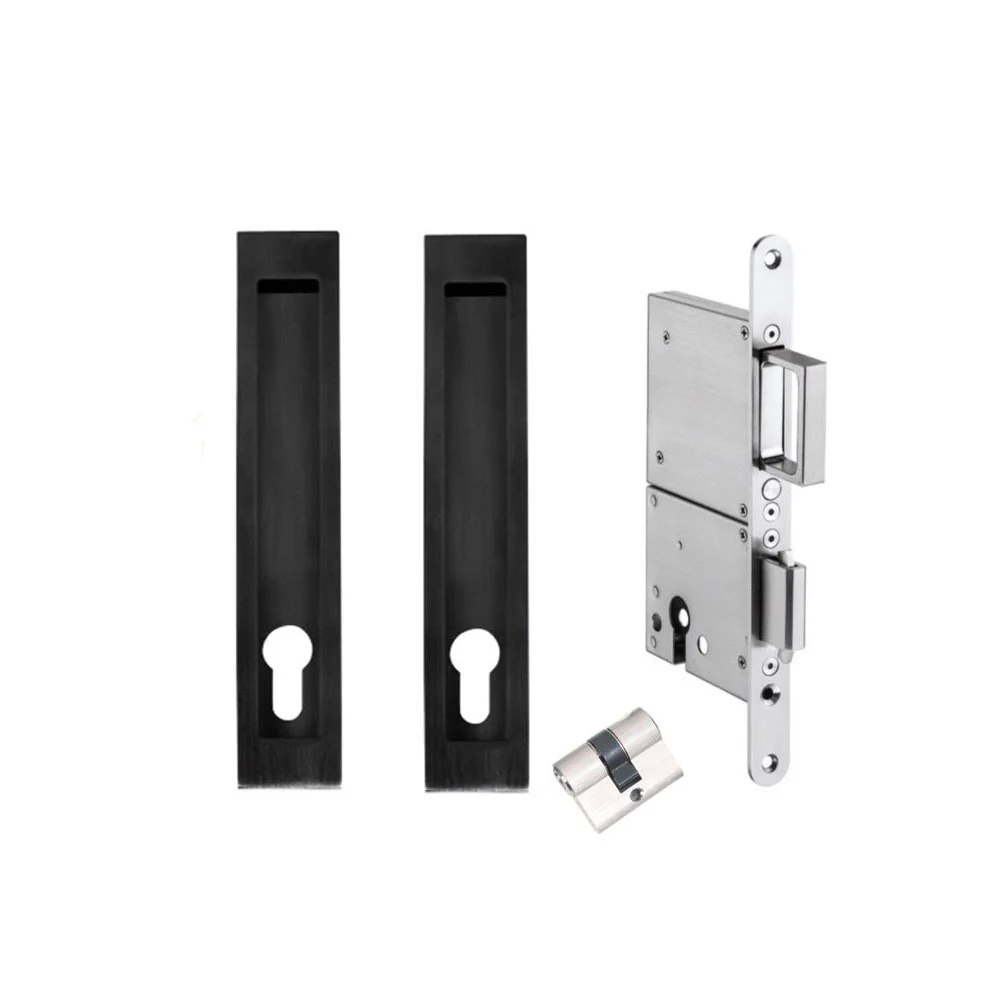 Zanda Verve Heavy Duty Sliding Door Lock Kit - Available in Various Sizes and Finishes - Image 3