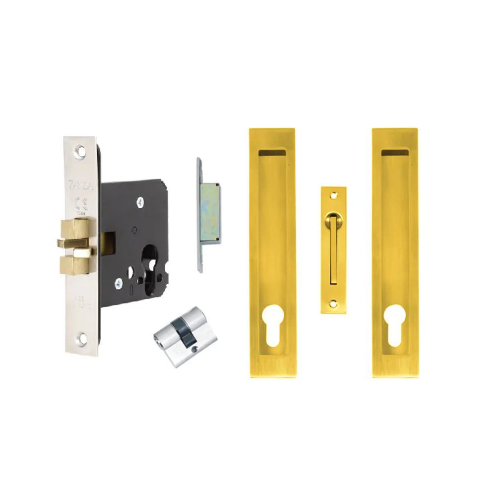 Zanda Verve Sliding Door Lock Kit - Available in Various Finishes and Sizes - Image 9