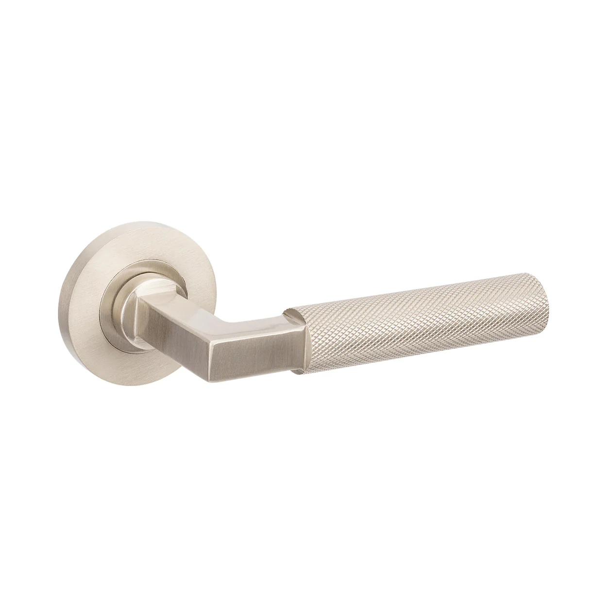 Zanda Zurich Door Handle Lever Set Brushed Nickel - Image 2